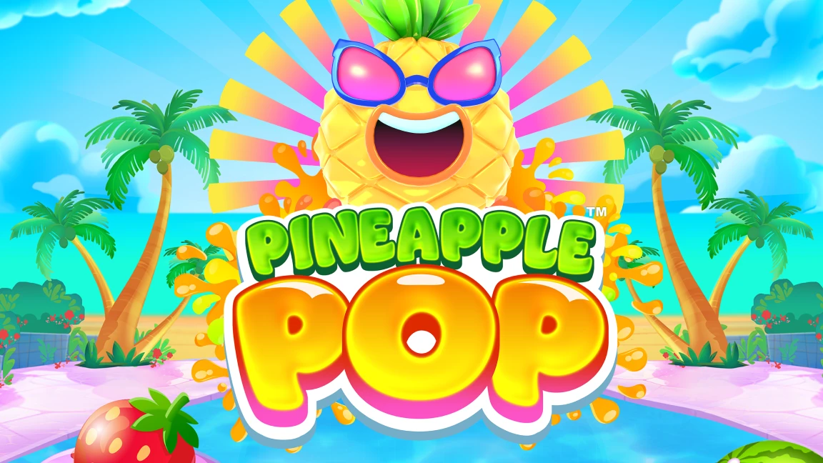 The promotional header for Pineapple Pop™, an online slot game on Betty.ca.