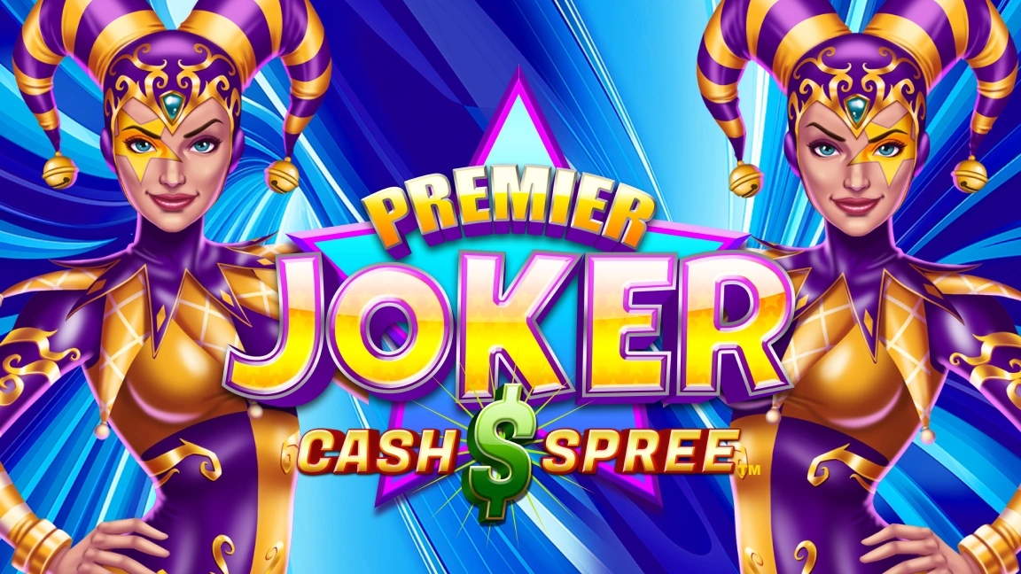 The promotional header for Premier Joker Cash Spree, an online slot game on Betty.ca.