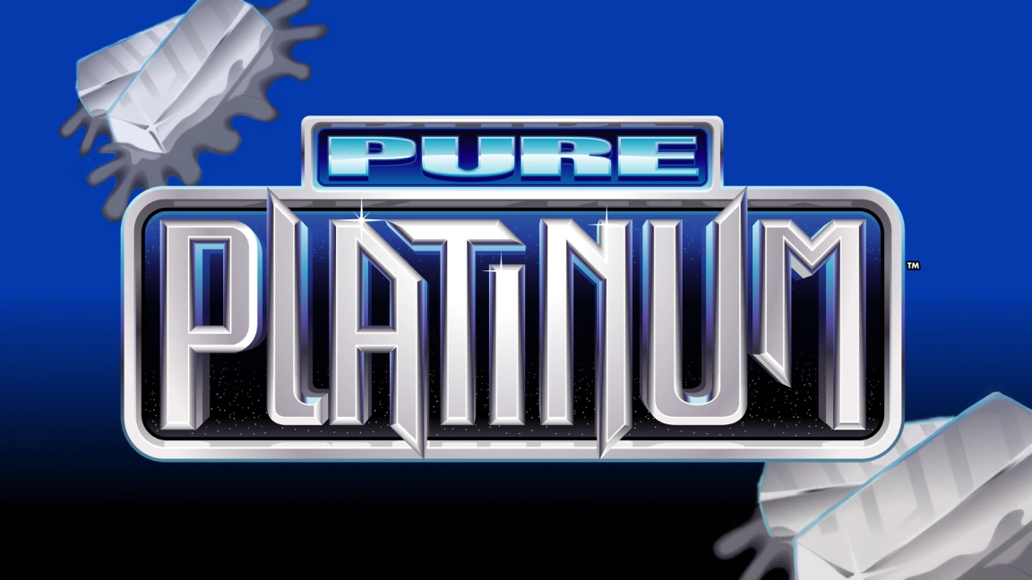 The promotional header for Pure Platinum, an online slot game on Betty.ca.