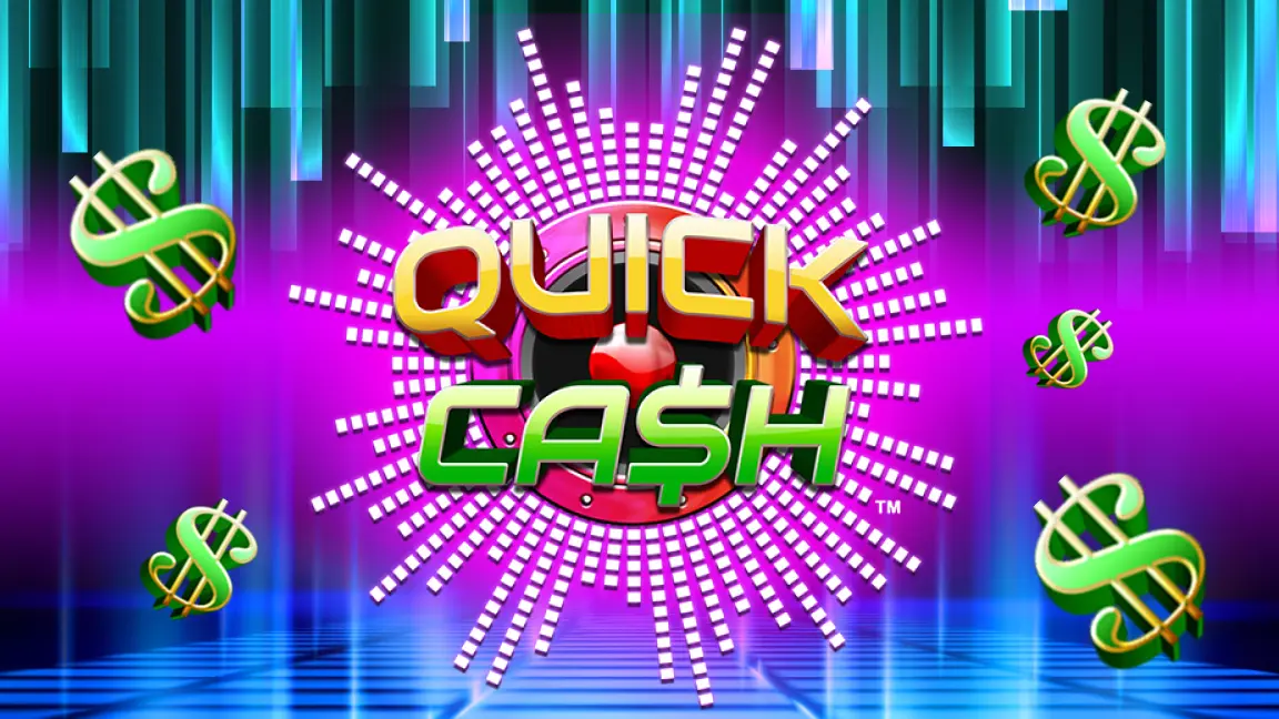 The promotional header for Quick Cash™, an online slot game on Betty.ca.