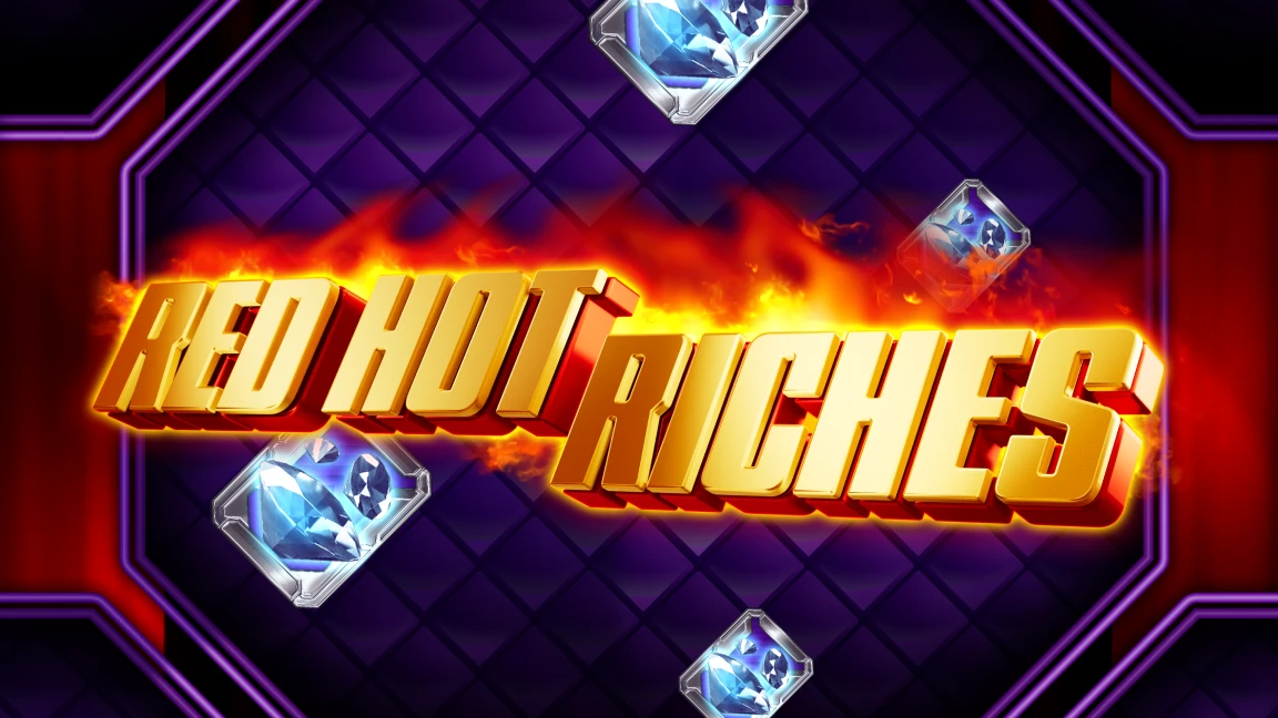 The promotional header for Red Hot Riches, an online slot game on Betty.ca.