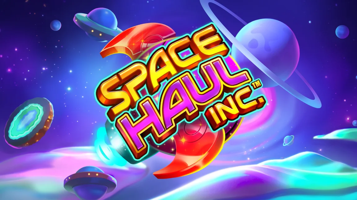 The promotional header for Space Haul Inc.™, an online slot game on Betty.ca.