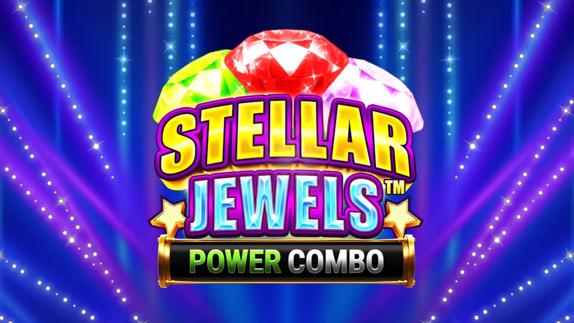 The promotional header for Stellar Jewels Power Combo™, an online slot game on Betty.ca.
