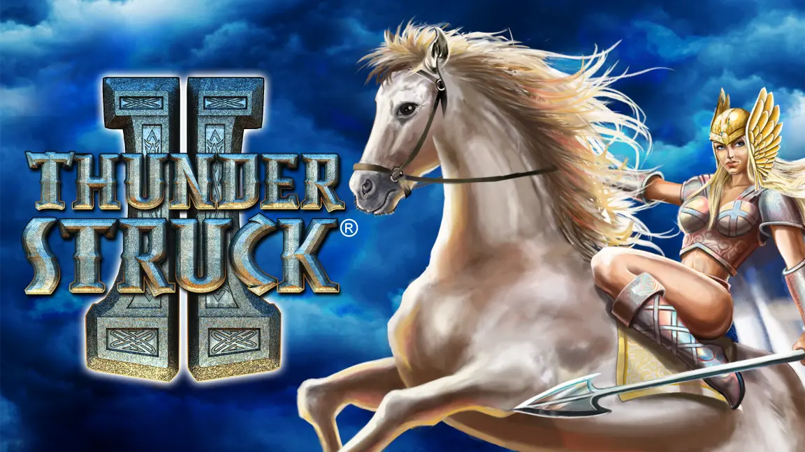 The promotional header for Thunderstruck II, an online slot game on Betty.ca.