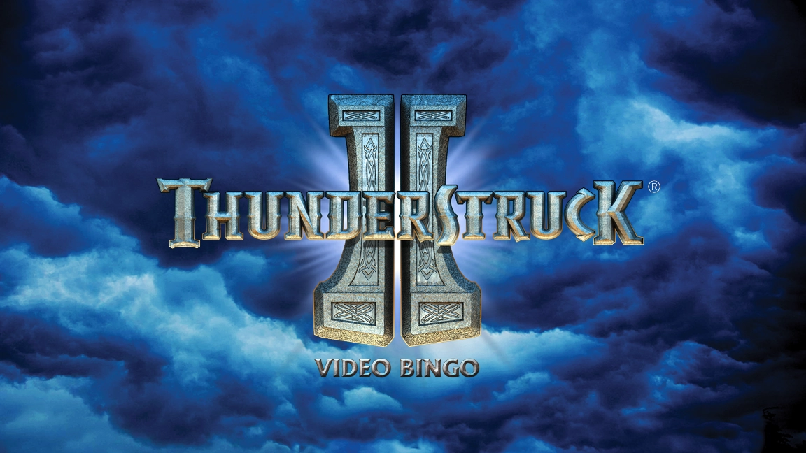 The promotional header for Thunderstruck II Video Bingo, an online slot game on Betty.ca.