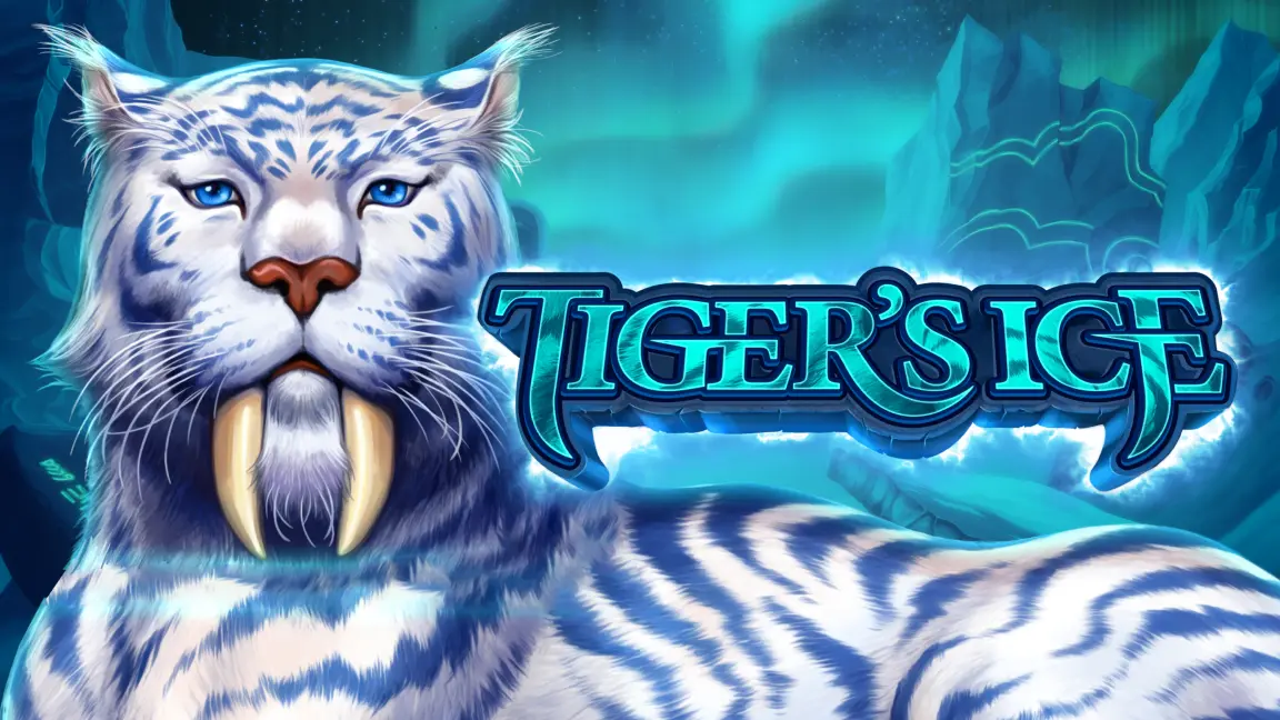 The promotional header for Tiger's Ice, an online slot game on Betty.ca.