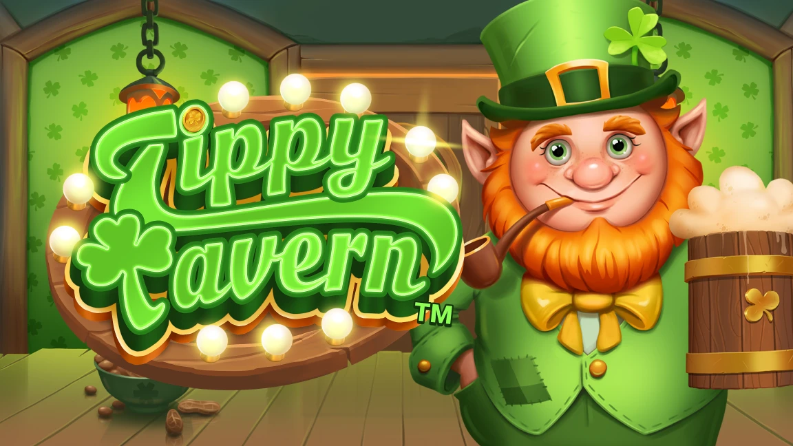 The promotional header for Tippy Tavern, an online slot game on Betty.ca.