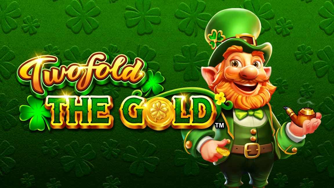 The promotional header for Twofold the Gold™, an online slot game on Betty.ca.