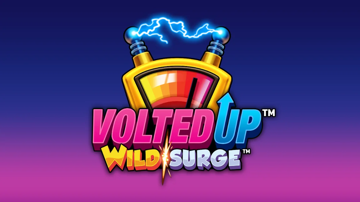 The promotional header for Volted Up Wild Surge, an online slot game on Betty.ca.