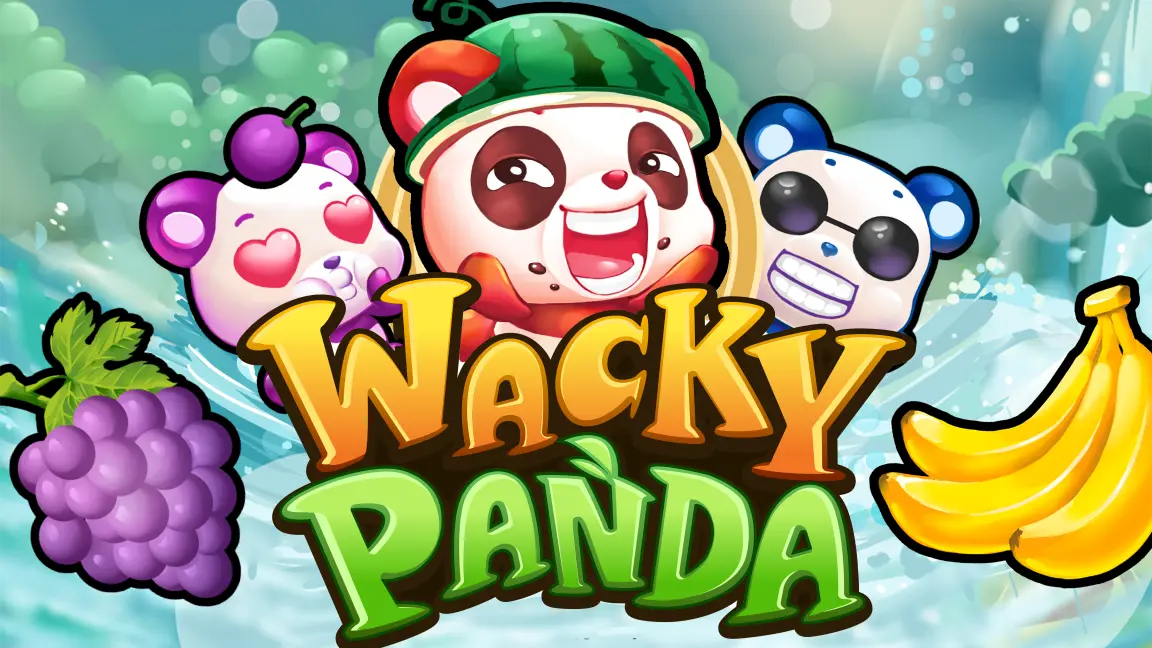 The promotional header for Wacky Panda, an online slot game on Betty.ca.