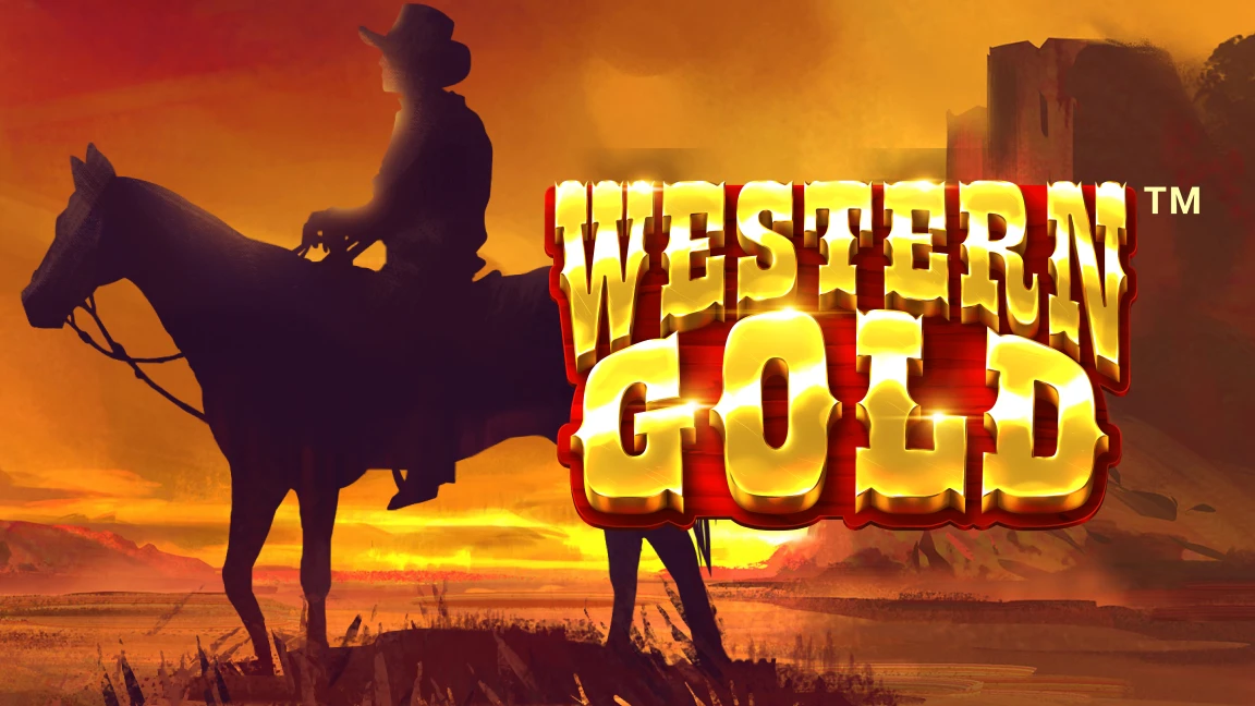 The promotional header for Western Gold, an online slot game on Betty.ca.