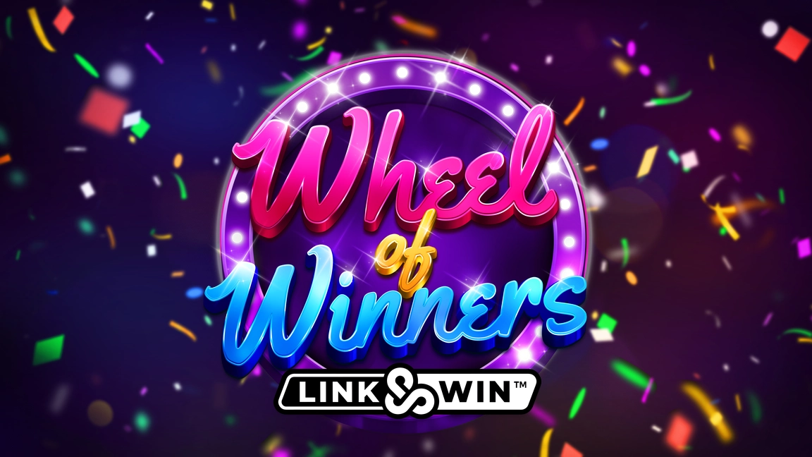 The promotional header for Wheel of Winners Link&Win™, an online slot game on Betty.ca.