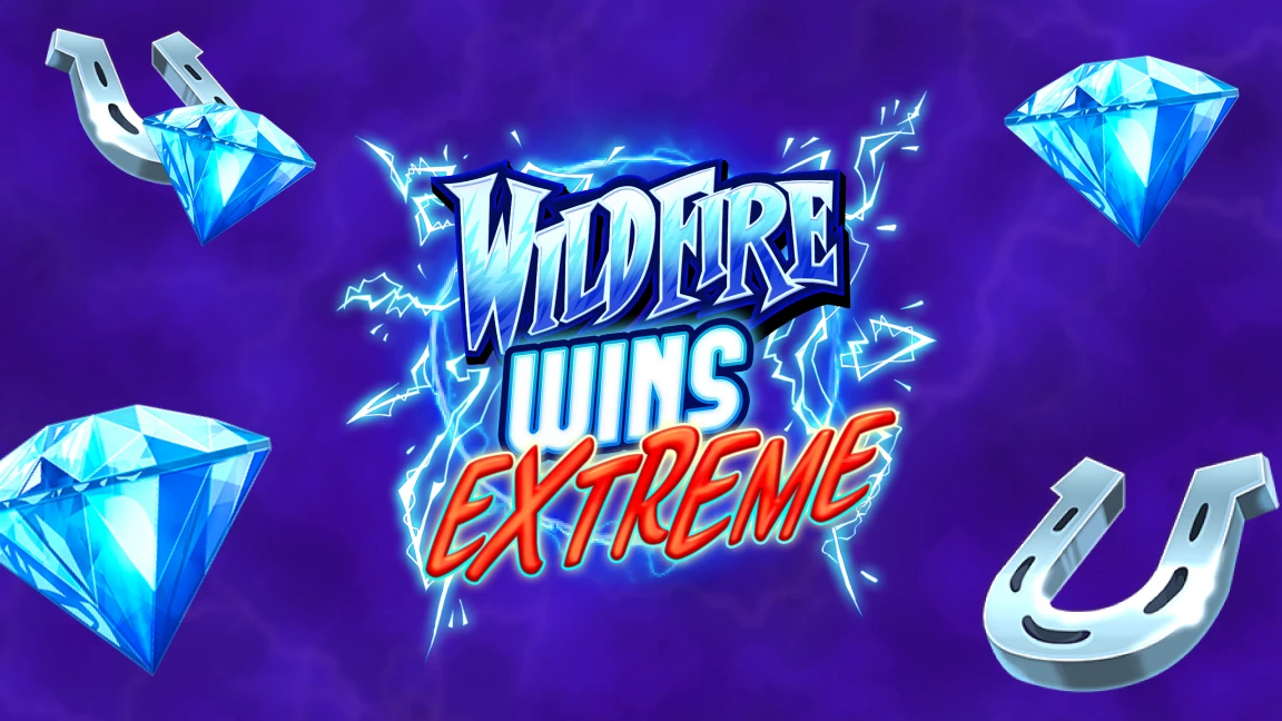 The promotional header for Wildfire Wins Extreme, an online slot game on Betty.ca.