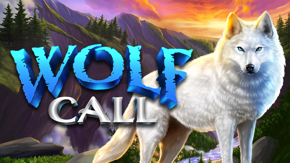 The promotional header for Wolf Call, an online slot game on Betty.ca.