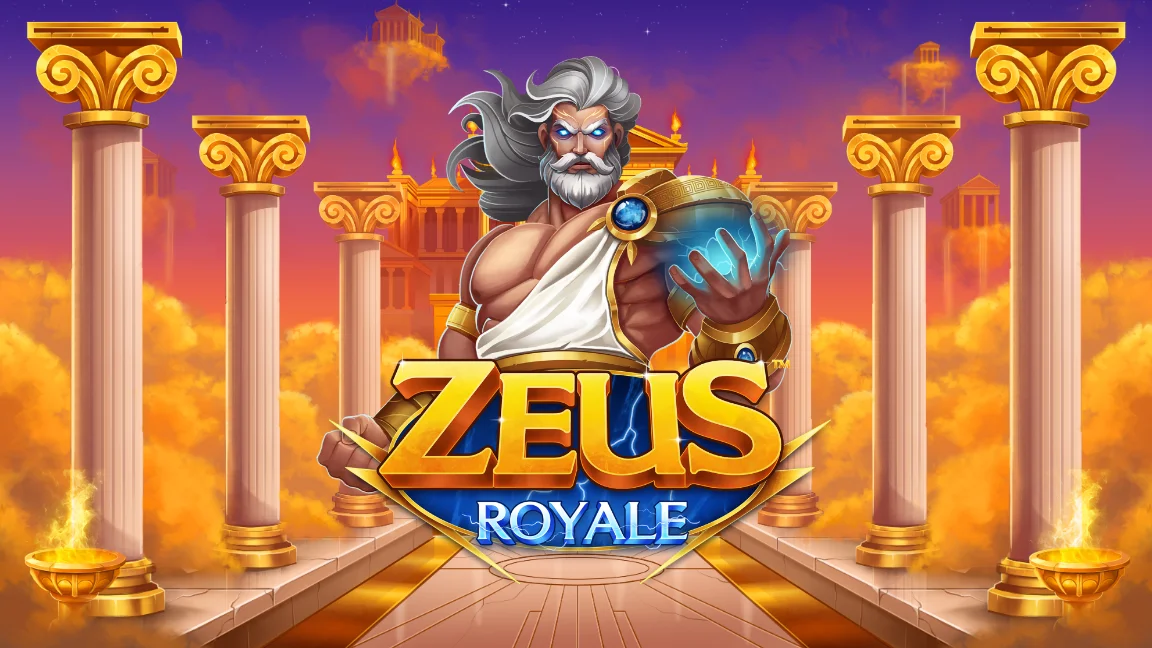 The promotional header for Zeus Royale, an online slot game on Betty.ca.