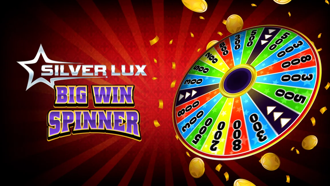 The promotional header for Silver Lux Big Win Spinner, an online slot game on Betty.ca.