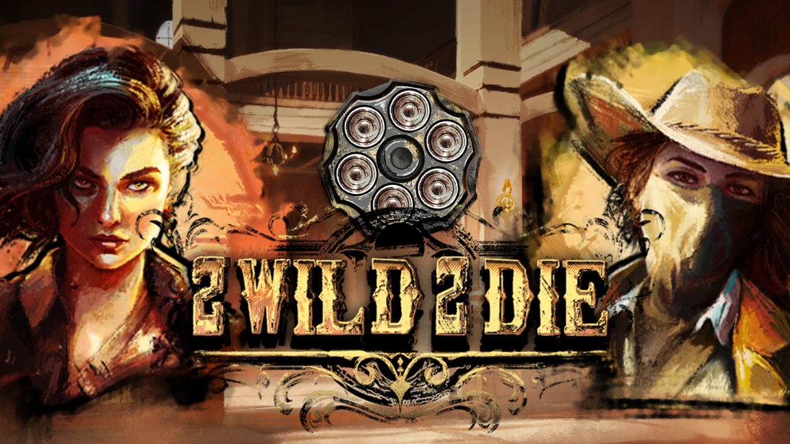 The promotional header for 2 Wild 2 Die, an online slot game on Betty.ca.