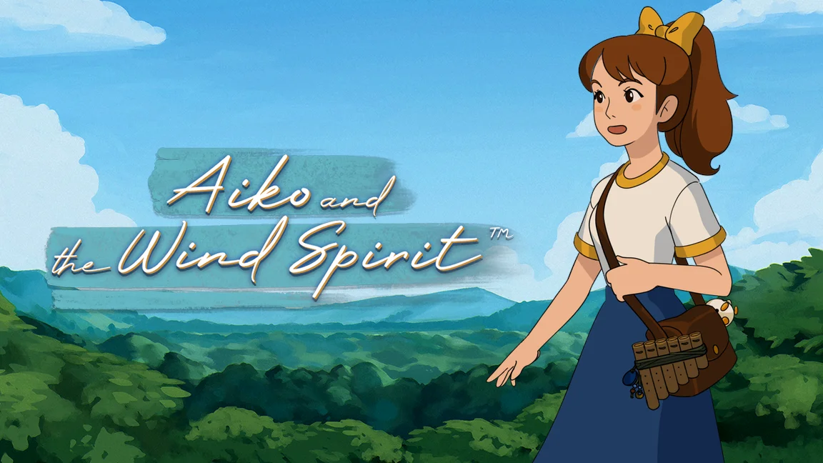 The promotional header for Aiko and the Wind Spirit, an online slot game on Betty.ca.