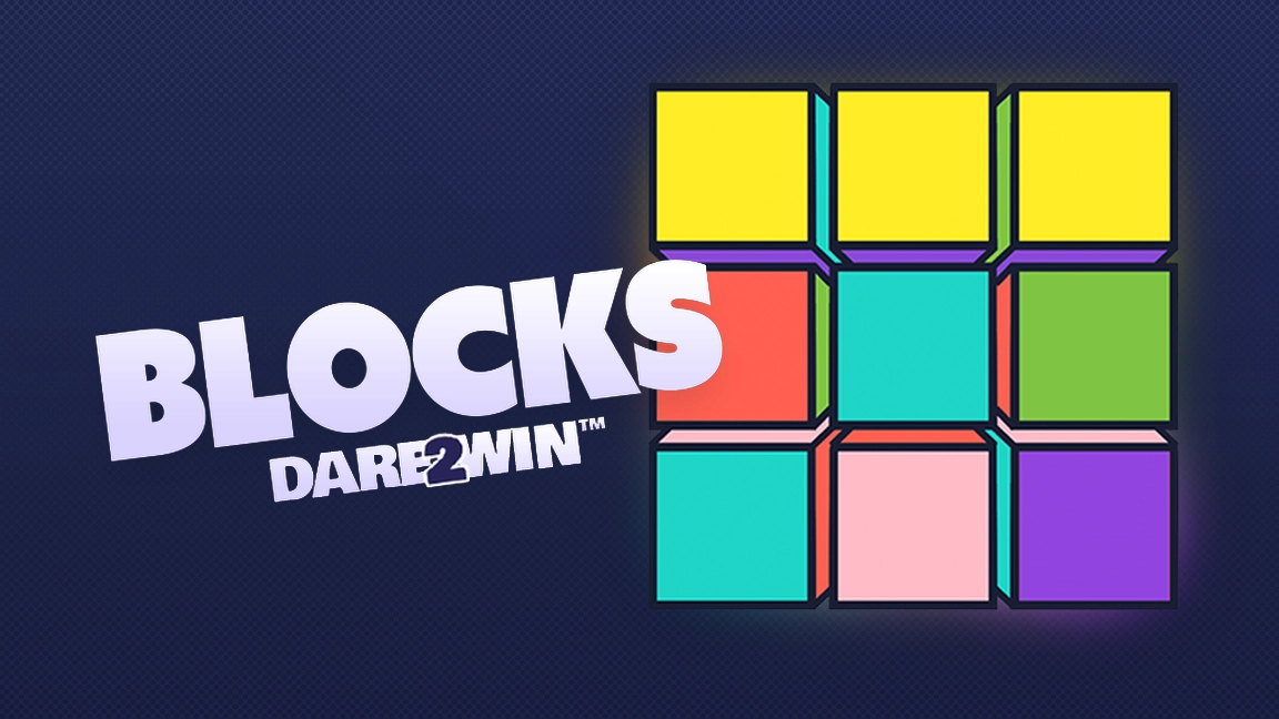 The promotional header for Blocks, an online slot game on Betty.ca.