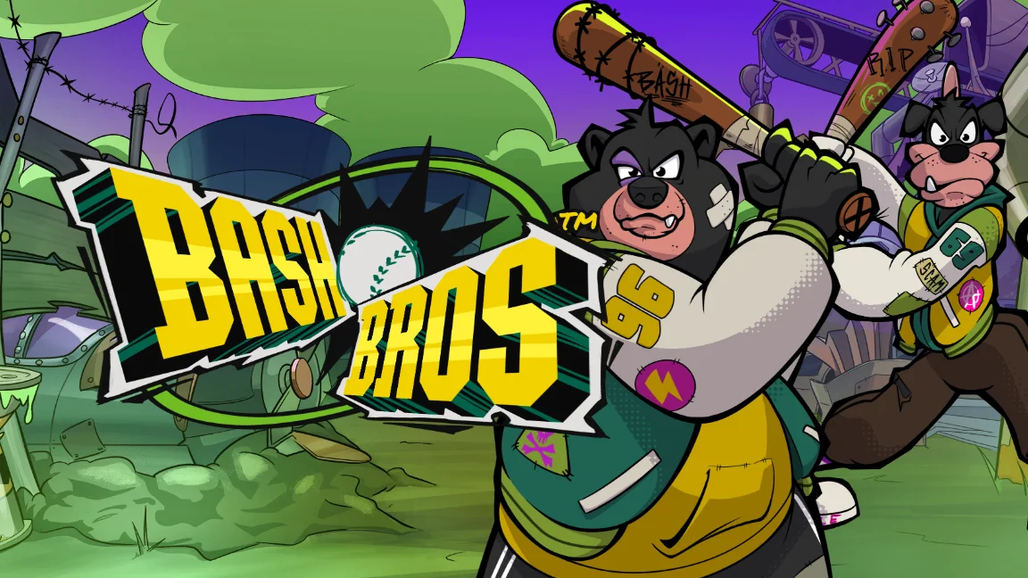 The promotional header for Bash Bros, an online slot game on Betty.ca.