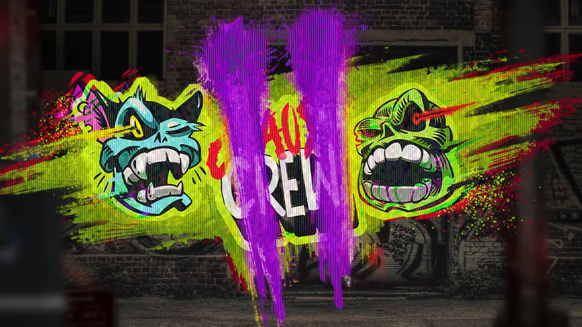 The promotional header for Chaos Crew 2, an online slot game on Betty.ca.