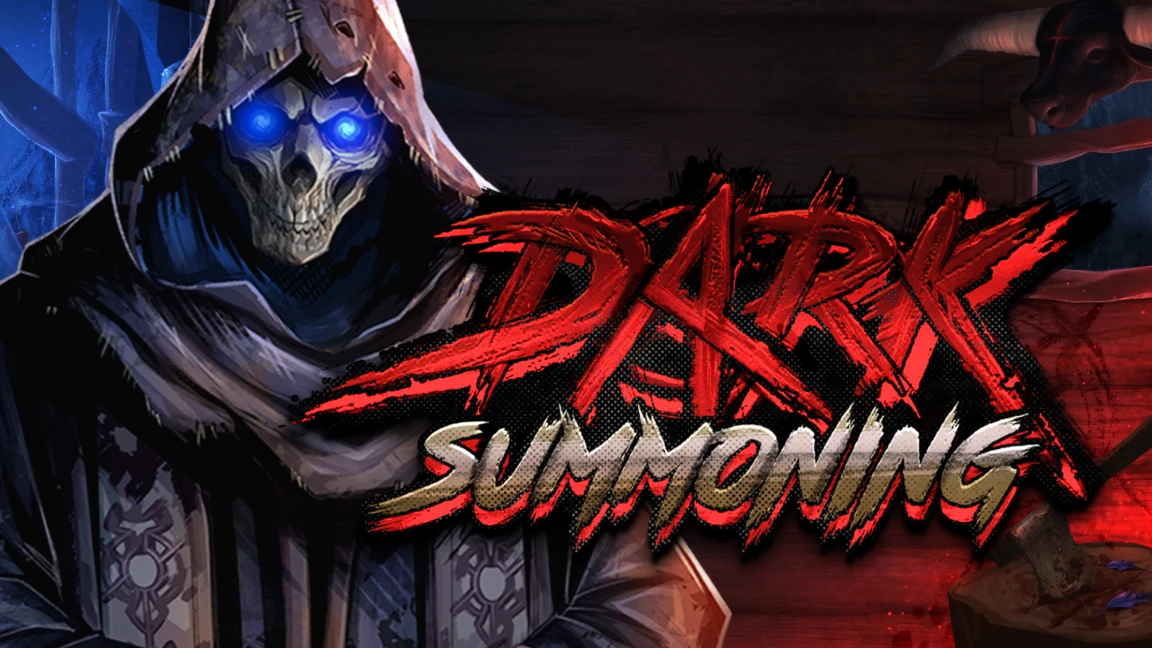 The promotional header for Dark Summoning, an online slot game on Betty.ca.