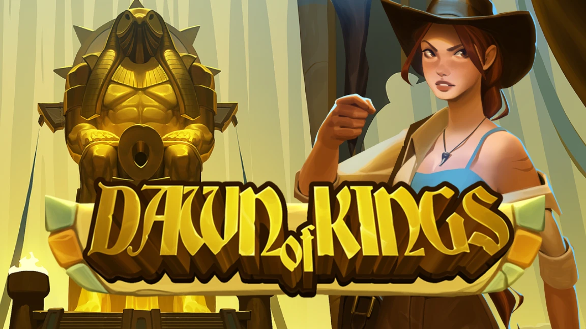 The promotional header for Dawn of Kings, an online slot game on Betty.ca.
