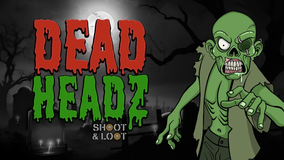 The promotional header for Dead Headz, an online slot game on Betty.ca.