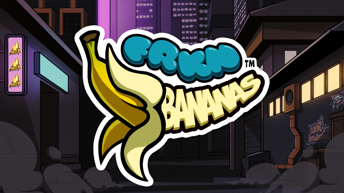 The promotional header for FRKN Bananas™, an online slot game on Betty.ca.