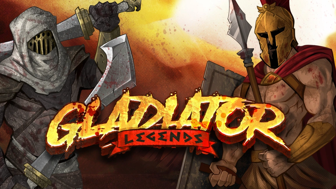 The promotional header for Gladiator Legends, an online slot game on Betty.ca.