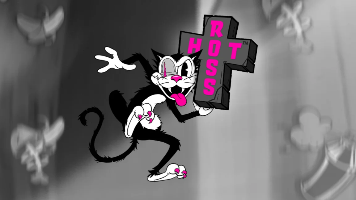 The promotional header for Hot Ross, an online slot game on Betty.ca.