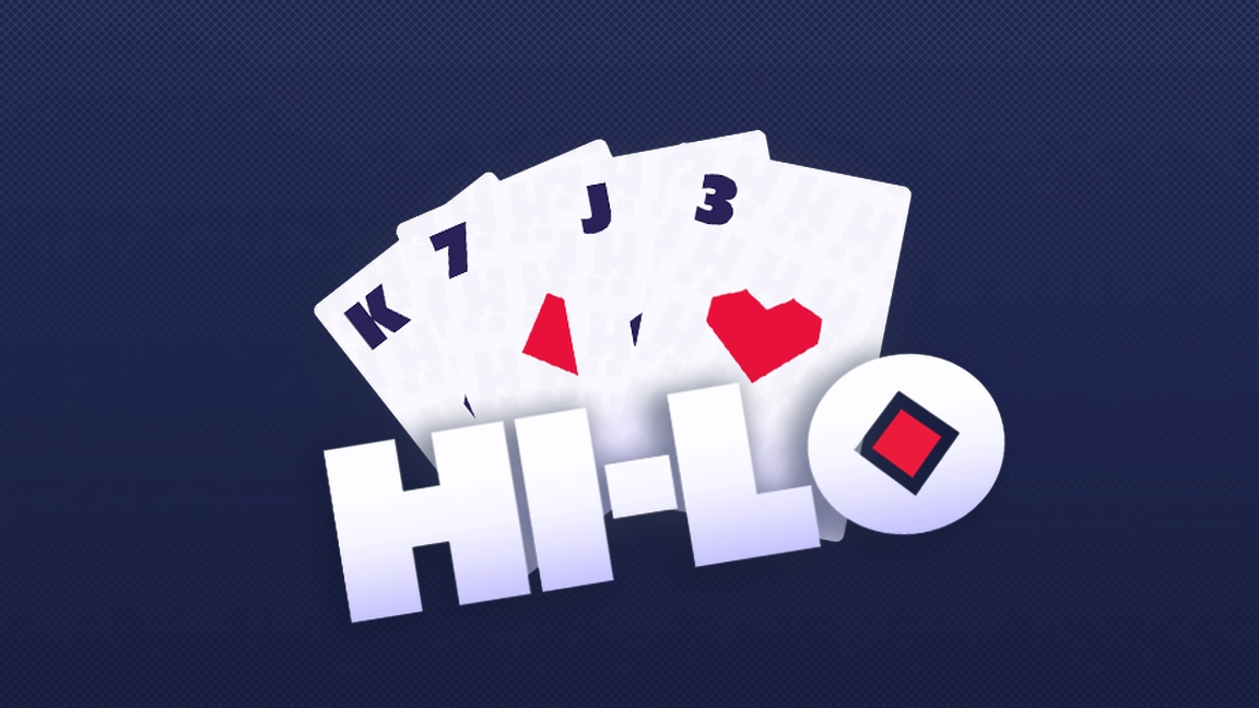 The promotional header for Hi-Lo, an online slot game on Betty.ca.