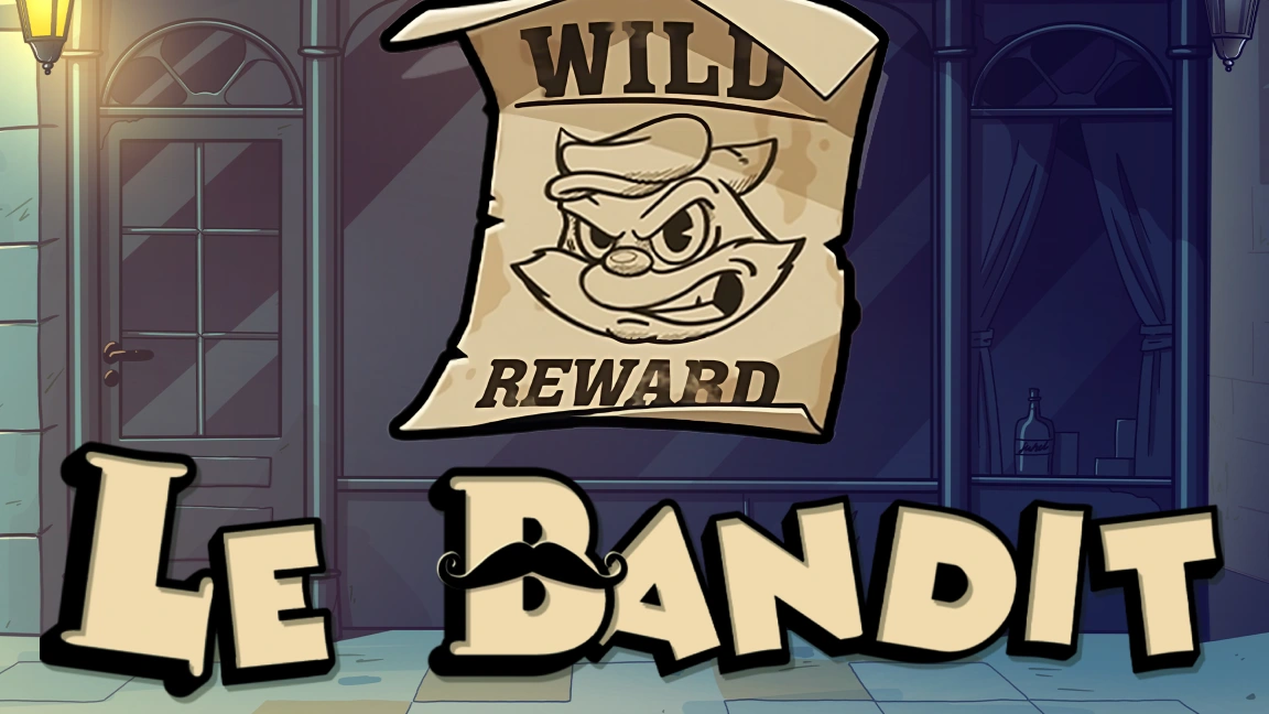 The promotional header for Le Bandit, an online slot game on Betty.ca.
