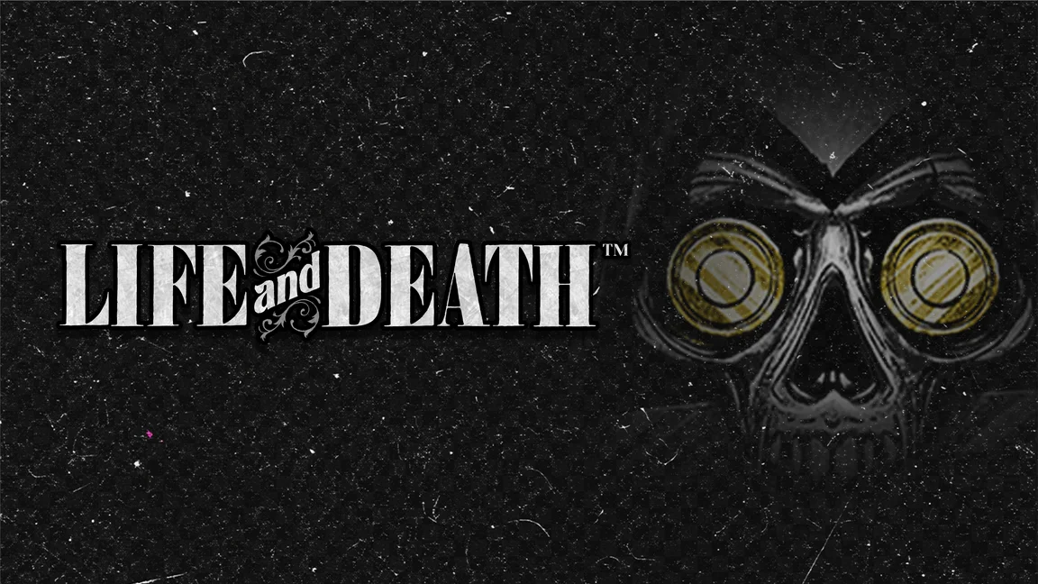 The promotional header for Life and Death™, an online slot game on Betty.ca.