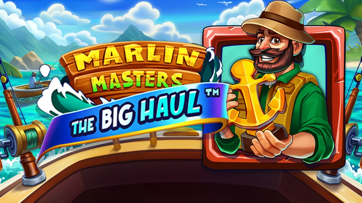 The promotional header for Marlin Masters: The Big Haul™, an online slot game on Betty.ca.