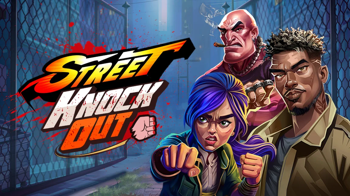 The promotional header for Street Knockout, an online slot game on Betty.ca.