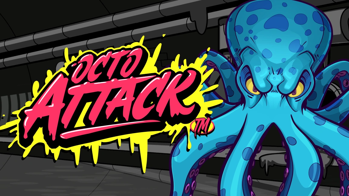 The promotional header for Octo Attack, an online slot game on Betty.ca.