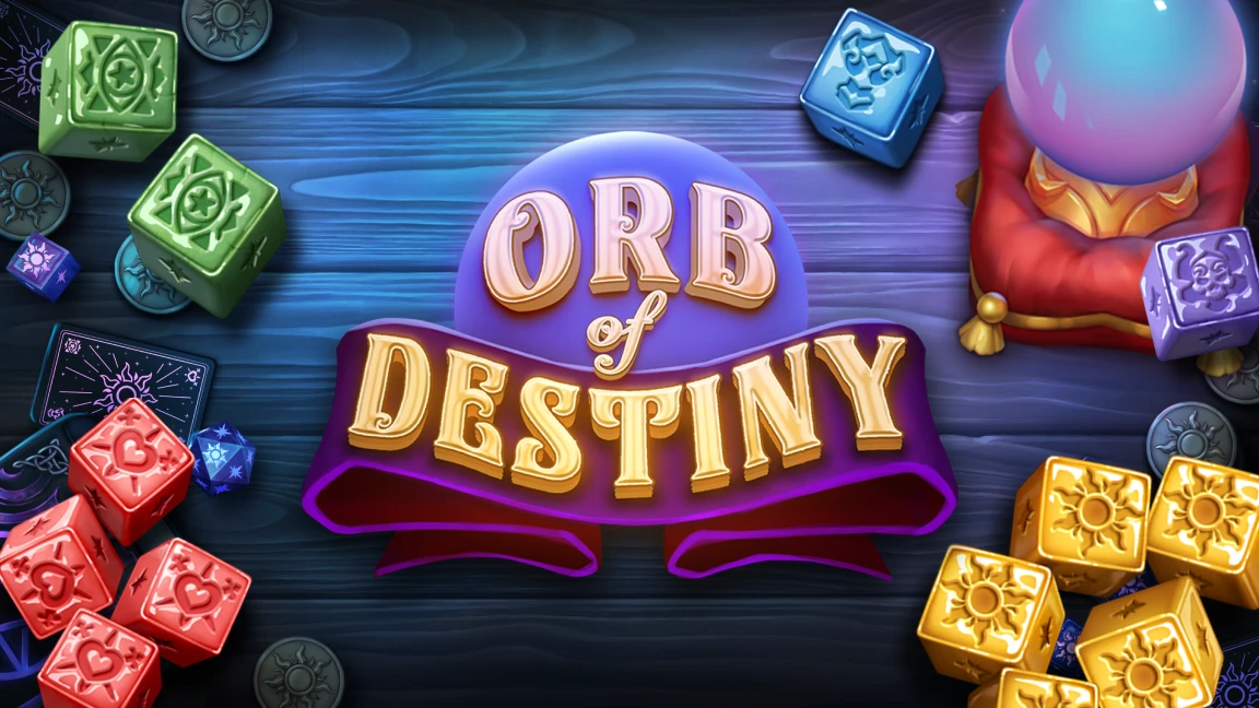 The promotional header for Orb of Destiny, an online slot game on Betty.ca.