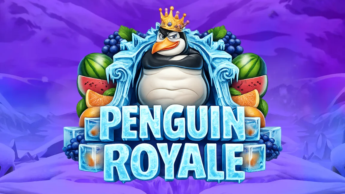 The promotional header for Penguin Royale, an online slot game on Betty.ca.