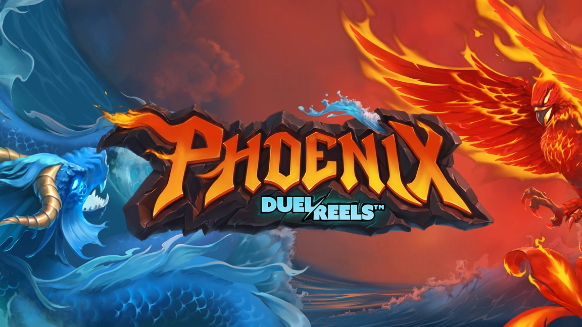 The promotional header for Phoenix DuelReels, an online slot game on Betty.ca.