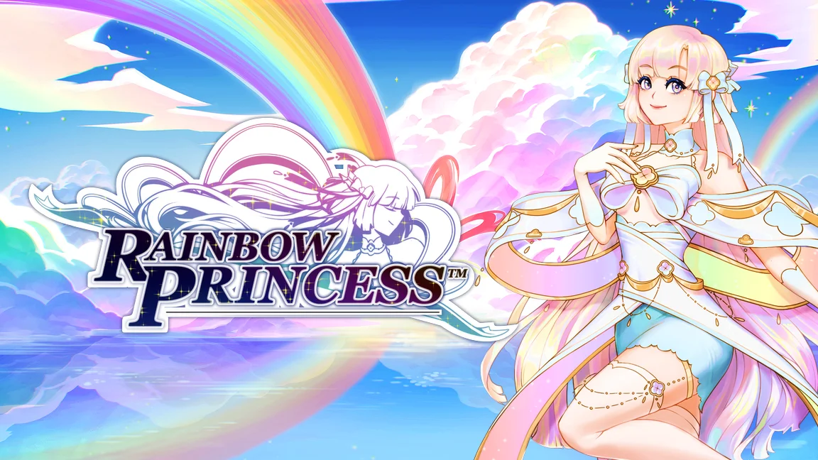 The promotional header for Rainbow Princess™, an online slot game on Betty.ca.