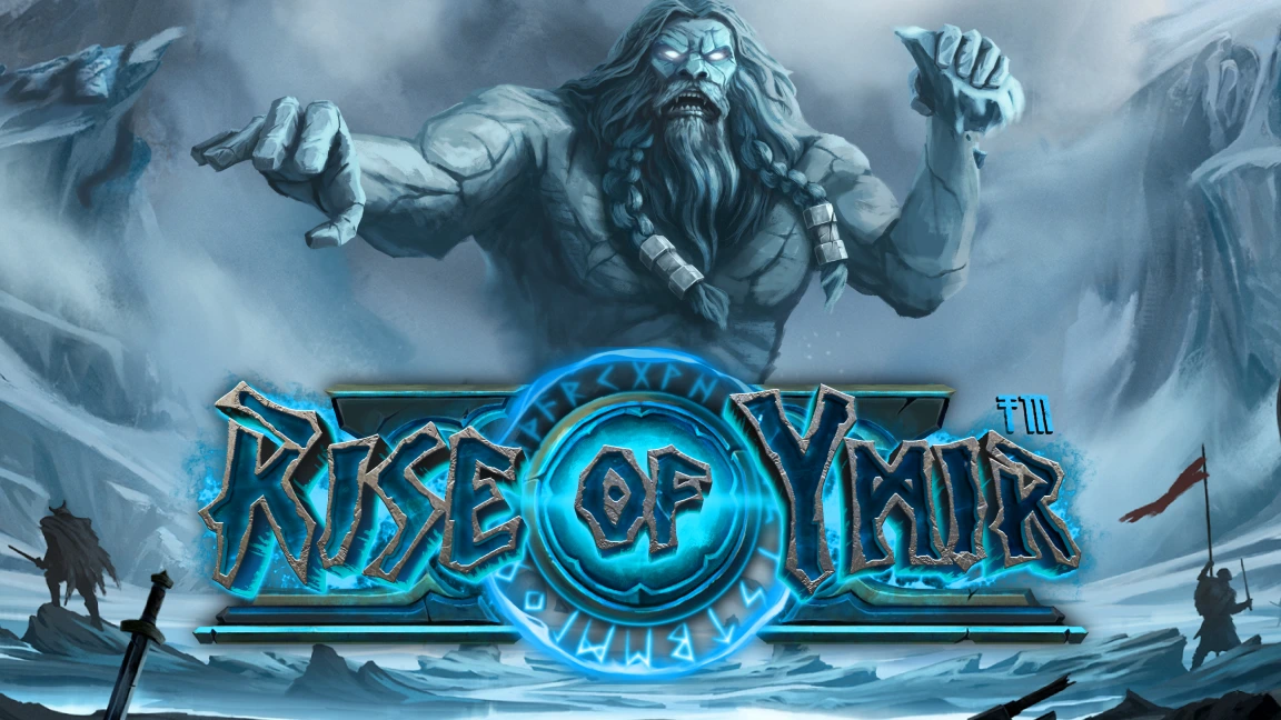 The promotional header for Rise of Ymir, an online slot game on Betty.ca.