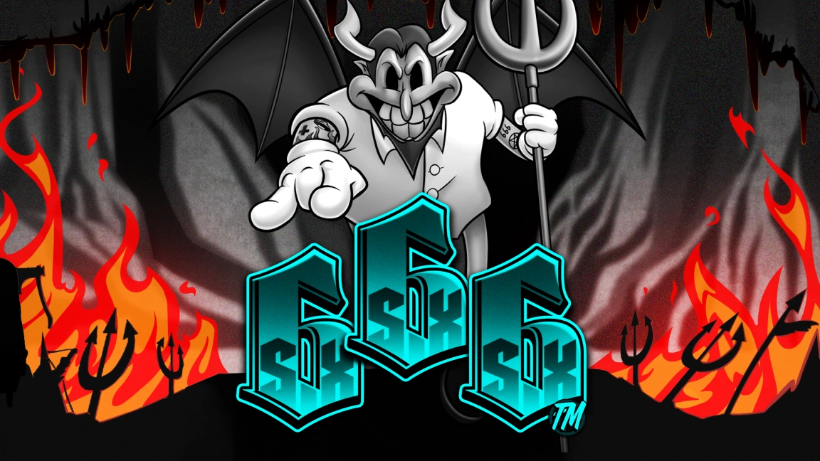 The promotional header for SixSixSix, an online slot game on Betty.ca.