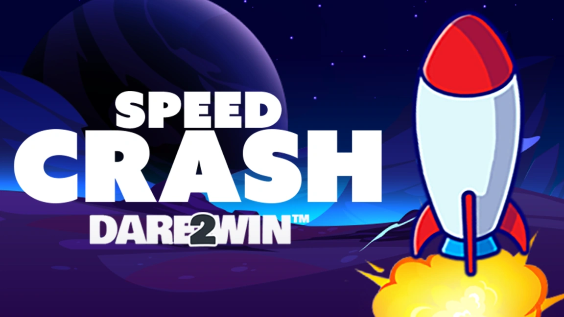 The promotional header for Speed Crash, an online slot game on Betty.ca.
