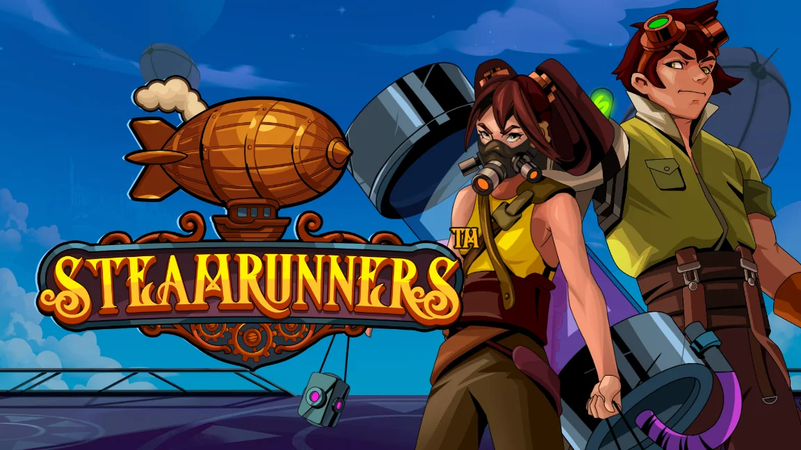 The promotional header for Steamrunners, an online slot game on Betty.ca.