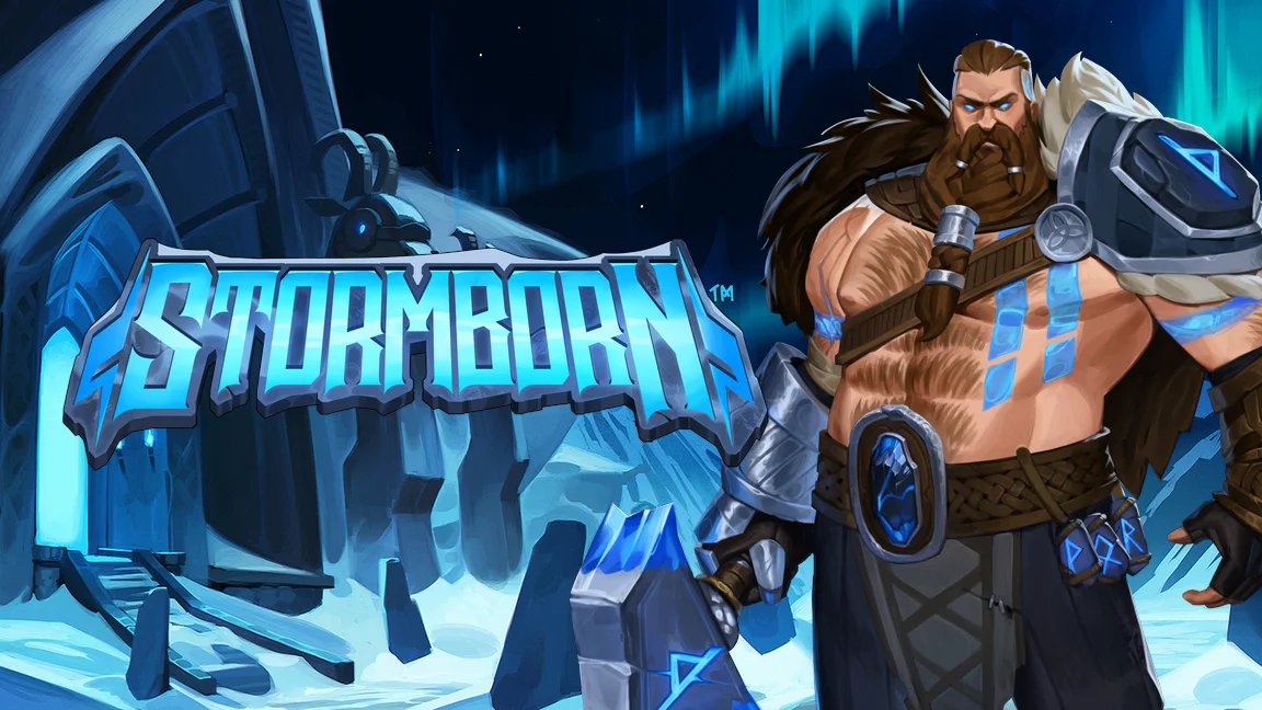 The promotional header for Stormborn, an online slot game on Betty.ca.