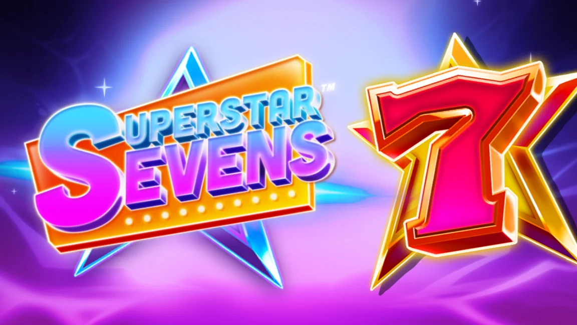 The promotional header for Superstar Sevens, an online slot game on Betty.ca.