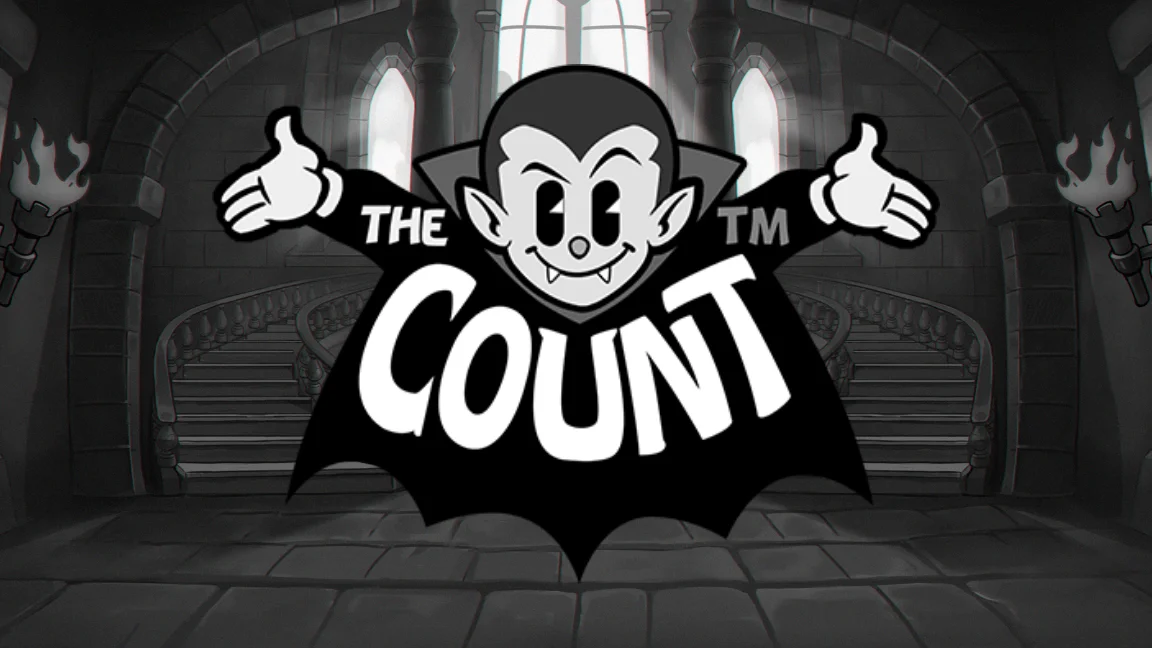 The promotional header for The Count, an online slot game on Betty.ca.