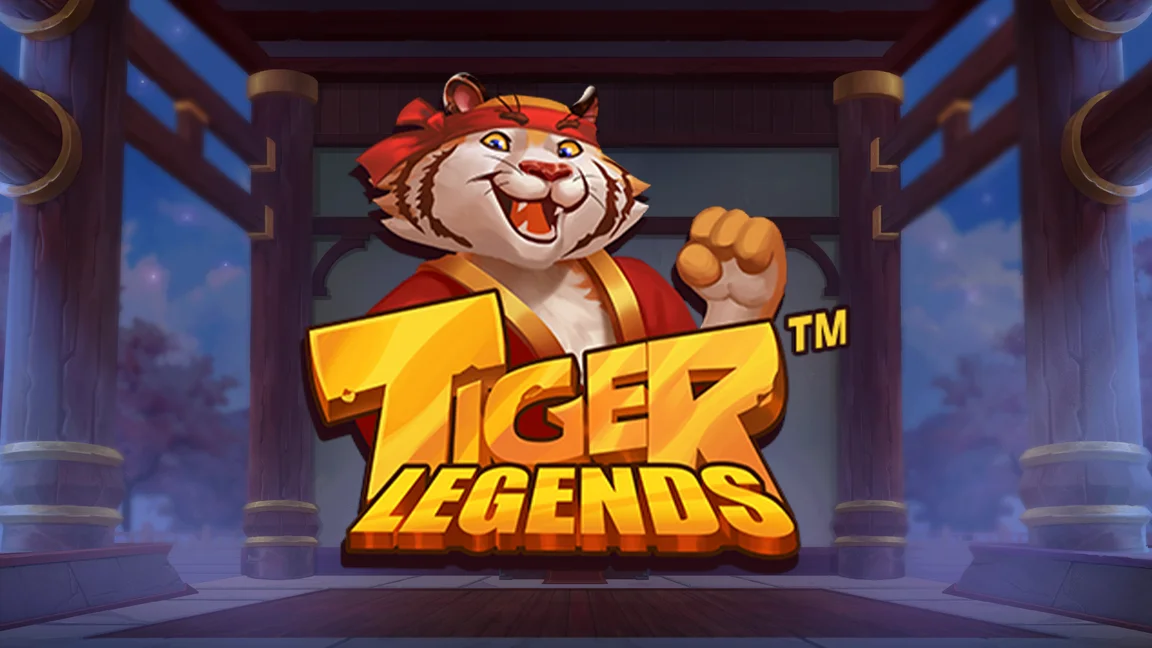The promotional header for Tiger Legends, an online slot game on Betty.ca.
