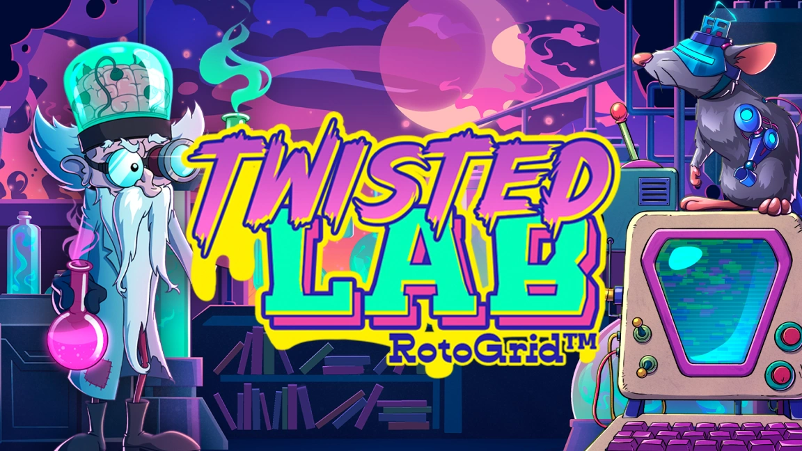 The promotional header for Twisted Lab, an online slot game on Betty.ca.